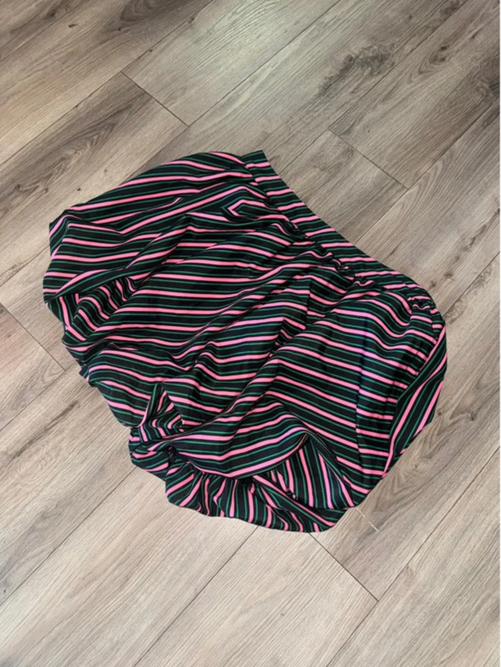 2024 wicked striped mini bubble skirt